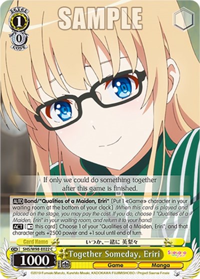 Together Someday, Eriri SHS/W98-E022 C
