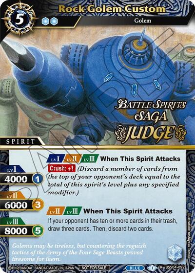 Rock Golem Custom BSS04-092
