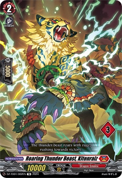Roaring Thunder Beast, Kitenraiz [D-Format] DZ-TD01/002E