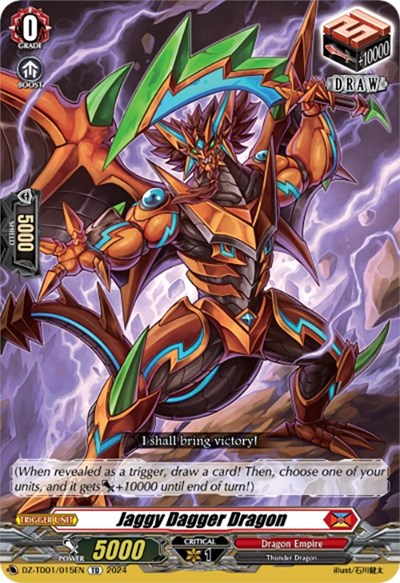 Jaggy Dagger Dragon [D-Format] DZ-TD01/015EN