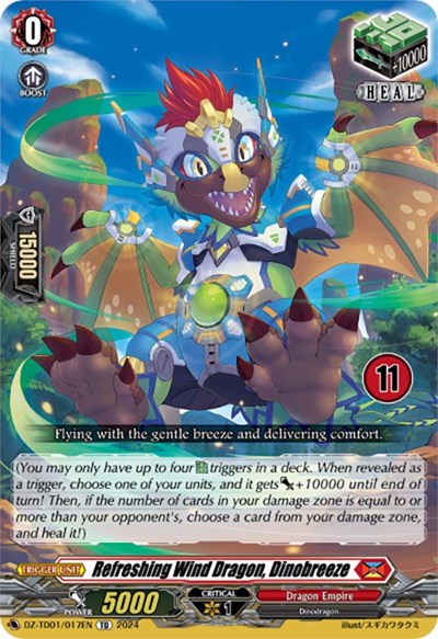 Refreshing Wind Dragon, Dinobreeze [D-Format] DZ-TD01/017E