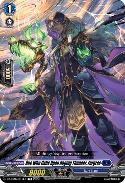 One Who Calls Upon Raging Thunder, Furgres [D Format] DZ-TD02/012EN
