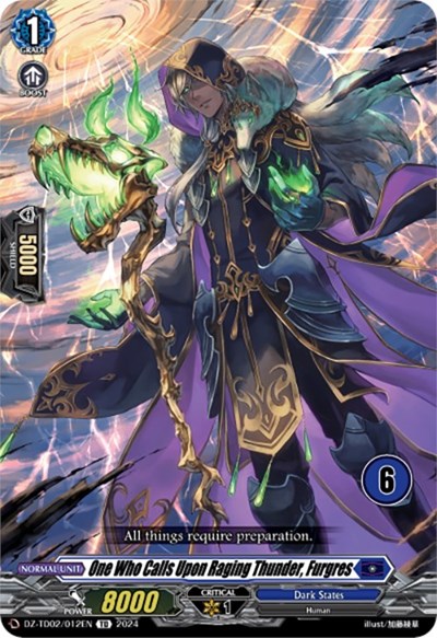 One Who Calls Upon Raging Thunder, Furgres [D Format] DZ-TD02/012E