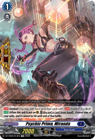 Psychic Prima, Miranda [D Format] DZ-TD02/013EN