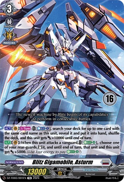 Blitz Gigamobile, Asturm [D-Format] DZ-TD03/001E