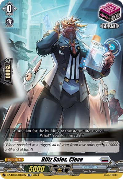 Blitz Sales, Cleve [D-Format] DZ-TD03/016EN