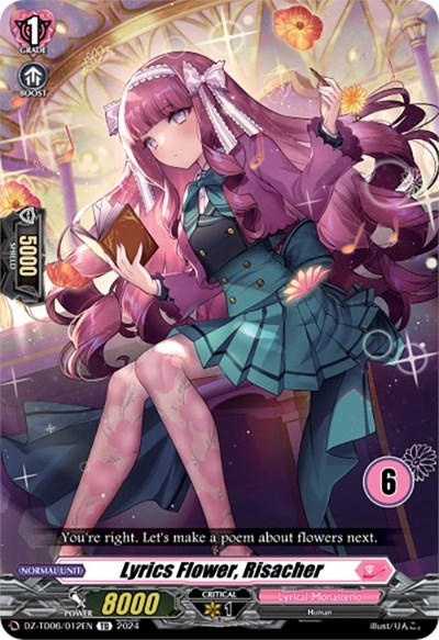 Lyrics Flower, Risacher [D-Format] DZ-TD06/012E