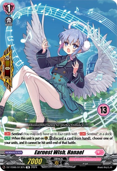 Earnest Wish, Hanael [D Format] DZ-TD06/013E