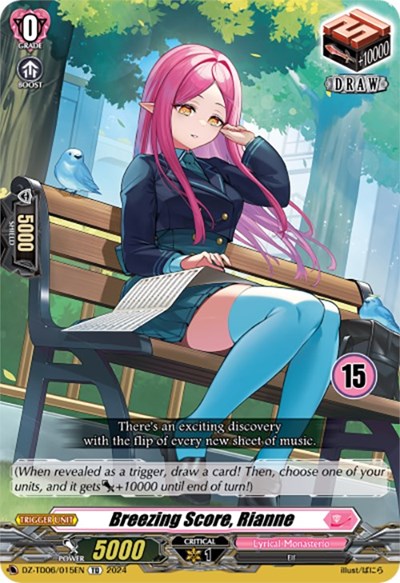 Breezing Score, Rianne [D-Format] DZ-TD06/015E