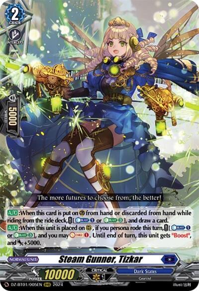 Steam Gunner, Tizkar [D-Format] DZ-BT01/005EN
