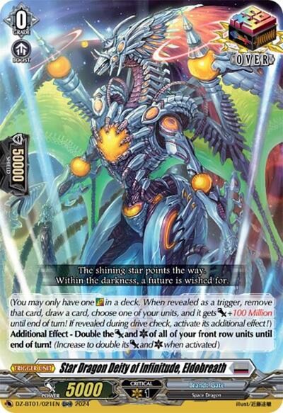 Star Dragon Deity of Infinitude, Eldobreath [D Format] DZ-BT01/021EN