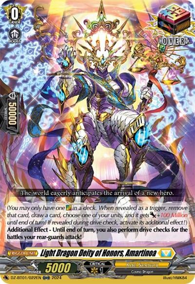 Light Dragon Deity of Honors, Amartinoa [D Format] DZ-BT01/022EN