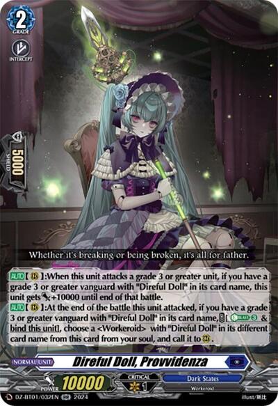 Direful Doll, Provvidenza [D-Format] DZ-BT01/032EN