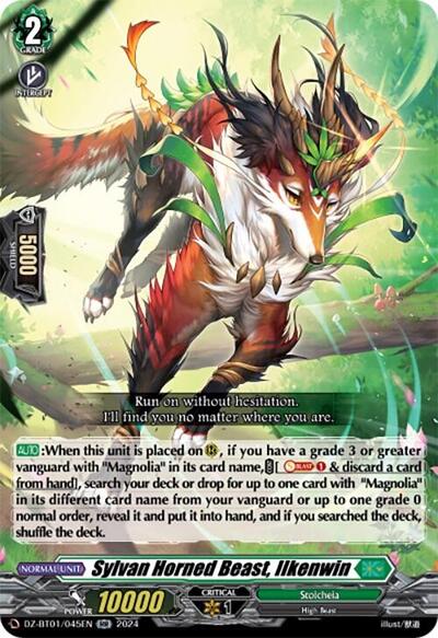 Sylvan Horned Beast, Ilkenwin [D-Format] DZ-BT01/045EN