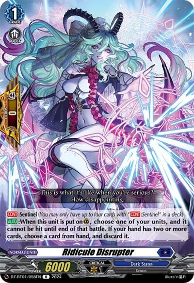 Ridicule Disrupter [D-Format] DZ-BT01/058EN