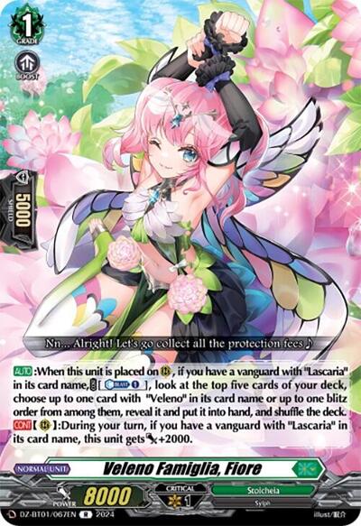Veleno Famiglia, Fiore [D-Format] DZ-BT01/067EN