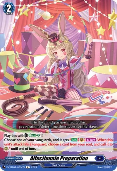 Affectionate Preparation [D-Format] DZ-BT01/095EN