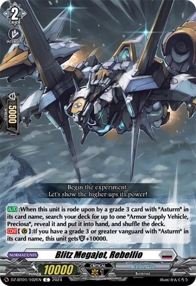 Blitz Megajet, Rebellio [D-Format] DZ-BT01/102EN