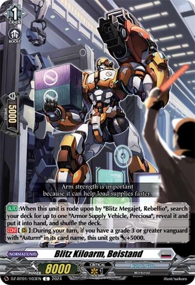 Blitz Kiloarm, Beistand [D-Format] DZ-BT01/103EN