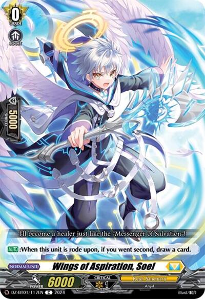 Wings of Aspiration, Soel [D-Format] DZ-BT01/117EN