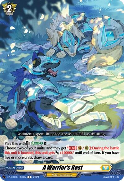 A Warrior's Rest [D-Format] DZ-BT01/118EN
