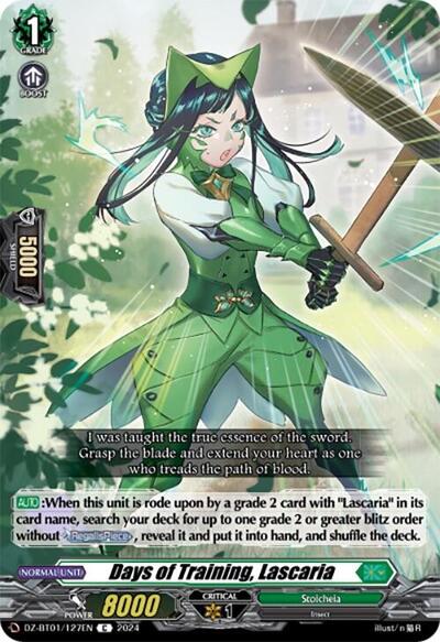 Days of Training, Lascaria [D-Format] DZ-BT01/127EN