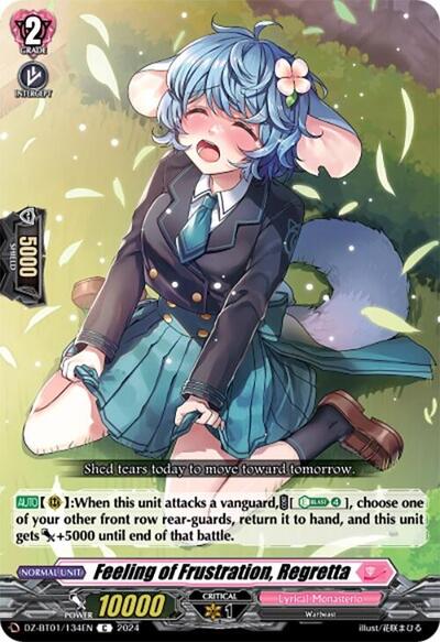 Feeling of Frustration, Regretta [D-Format] DZ-BT01/134EN