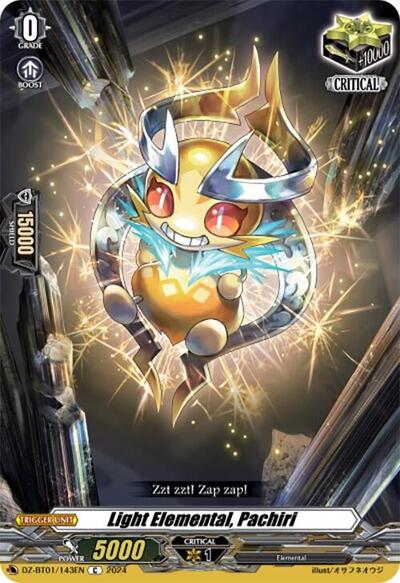 Light Elemental, Pachiri [D-Format] DZ-BT01/143EN