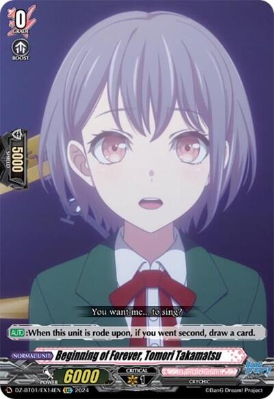 Beginning of Forever, Tomori Takamatsu [D-Format] DZ-BT01/EX14EN