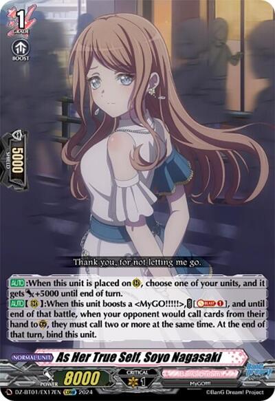 As Her True Self, Soyo Nagasaki [D-Format] DZ-BT01/EX17EN