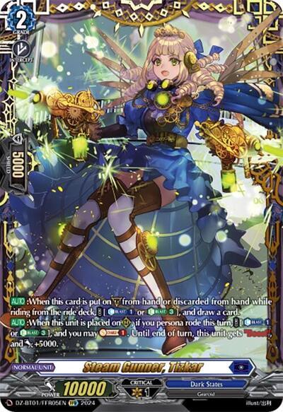 Steam Gunner, Tizkar [D-Format] DZ-BT01/FFR05EN