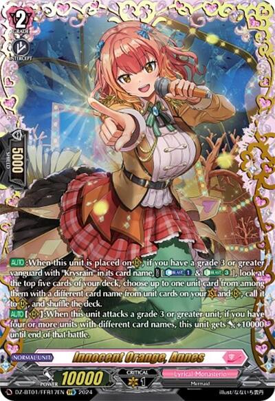 Innocent Orange, Annes [D-Format] DZ-BT01/FFR17EN
