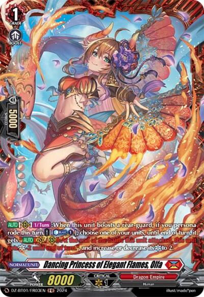 Dancing Princess of Elegant Flames, Olfa [D-Format] DZ-BT01/FR03EN