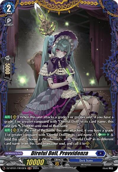 Direful Doll, Provvidenza [D-Format] DZ-BT01/FR10EN