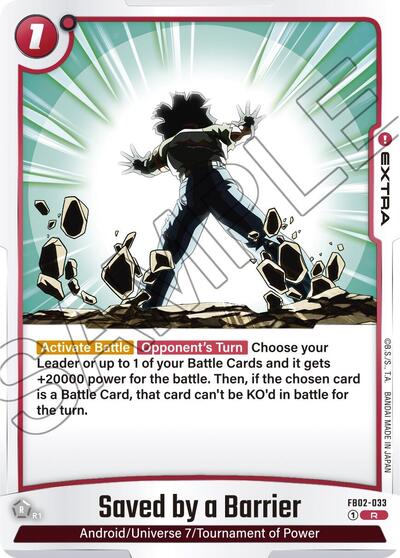 Saved by a Barrier (FB02-033) [Fusion World] 