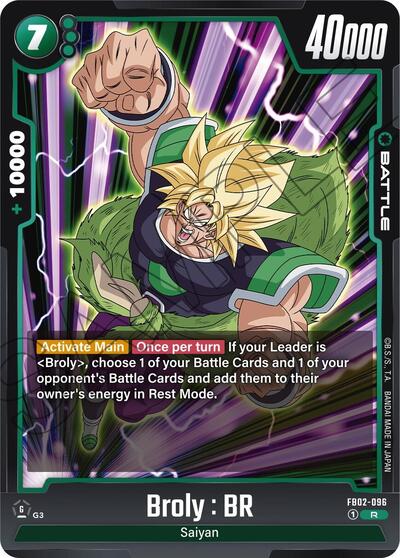 Broly : BR (FB02-096) [Fusion World] FB02-096
