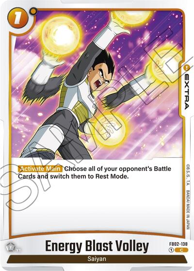 Energy Blast Volley (FB02-138) [Fusion World] FB02-138