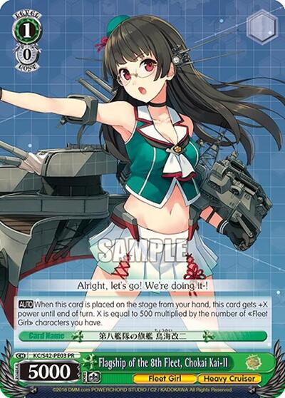 Flagship of the 8th Fleet, Chokai Kai-II 