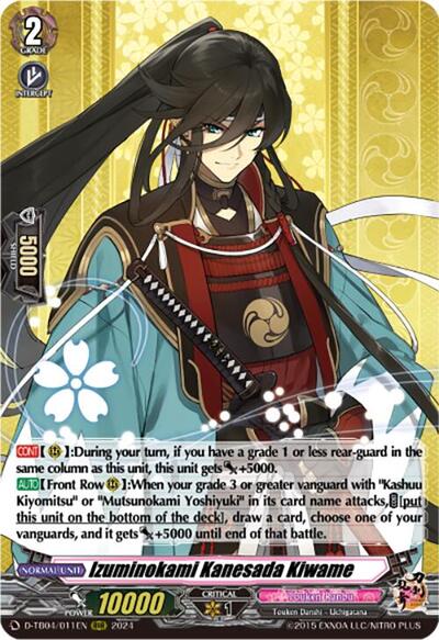 Izuminokami Kanesada Kiwame [D-Format] D-TB04/011EN