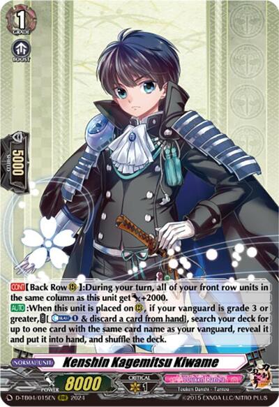 Kenshin Kagemitsu Kiwame [D-Format] D-TB04/015EN