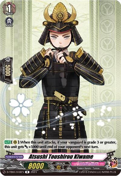 Atsushi Toushirou Kiwame [D-Format] D-TB04/048EN