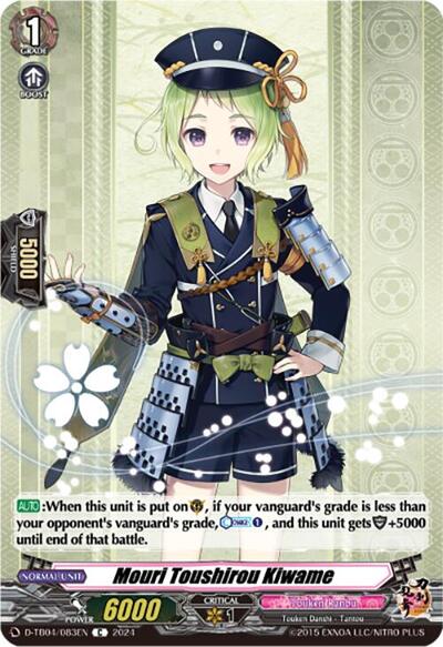 Mouri Toushirou Kiwame [D-Format] D-TB04/083EN