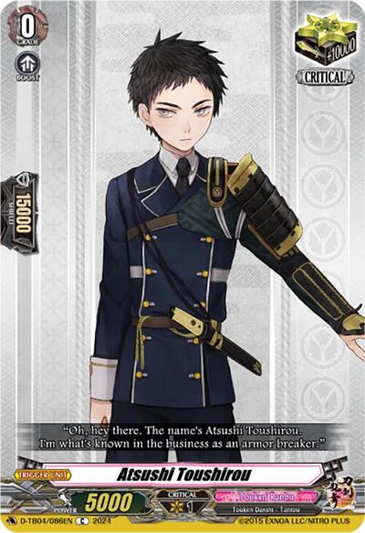 Atsushi Toushirou [D Format] D-TB04/086EN