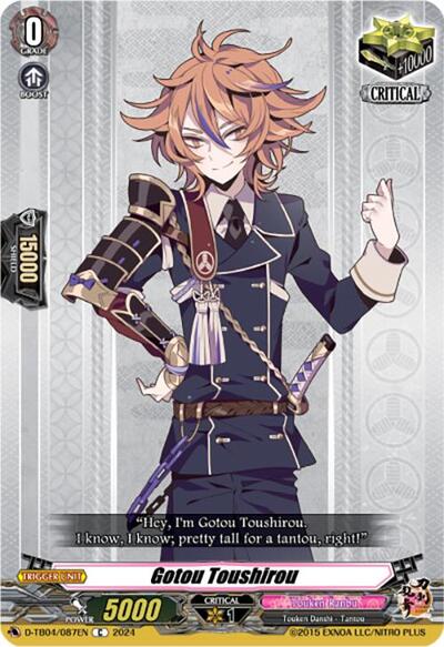 Gotou Toushirou [D Format] D-TB04/087EN