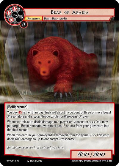 Bear of Aradia 