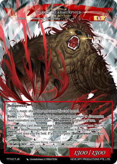 Lyka: Bearmorphed TTT-017 JR