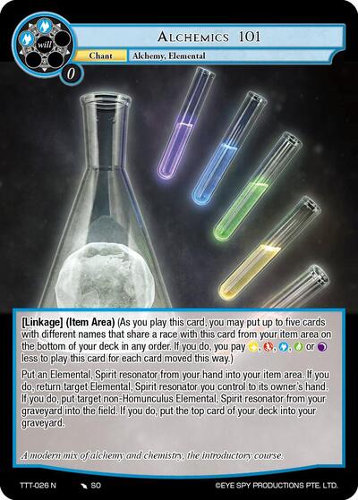 Alchemics 101 