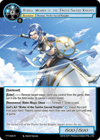 Hydria, Member of the Twelve Sacred Knights 