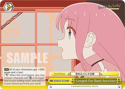 Longed-For Band Activities BTR/W107-TE11R RRR