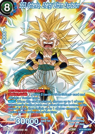 SS3 Gotenks, Energy Storm Explosion BT25-058